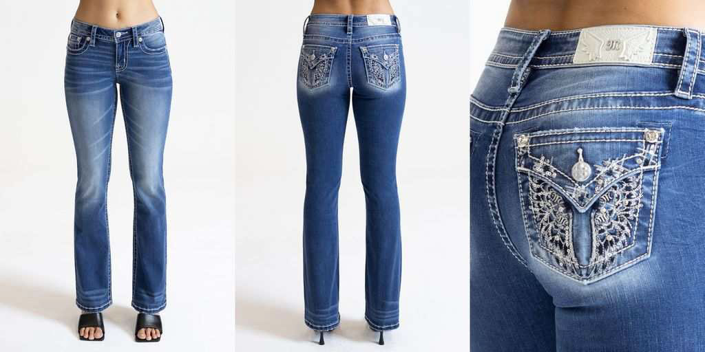 K1446 Mid-Rise Bootcut