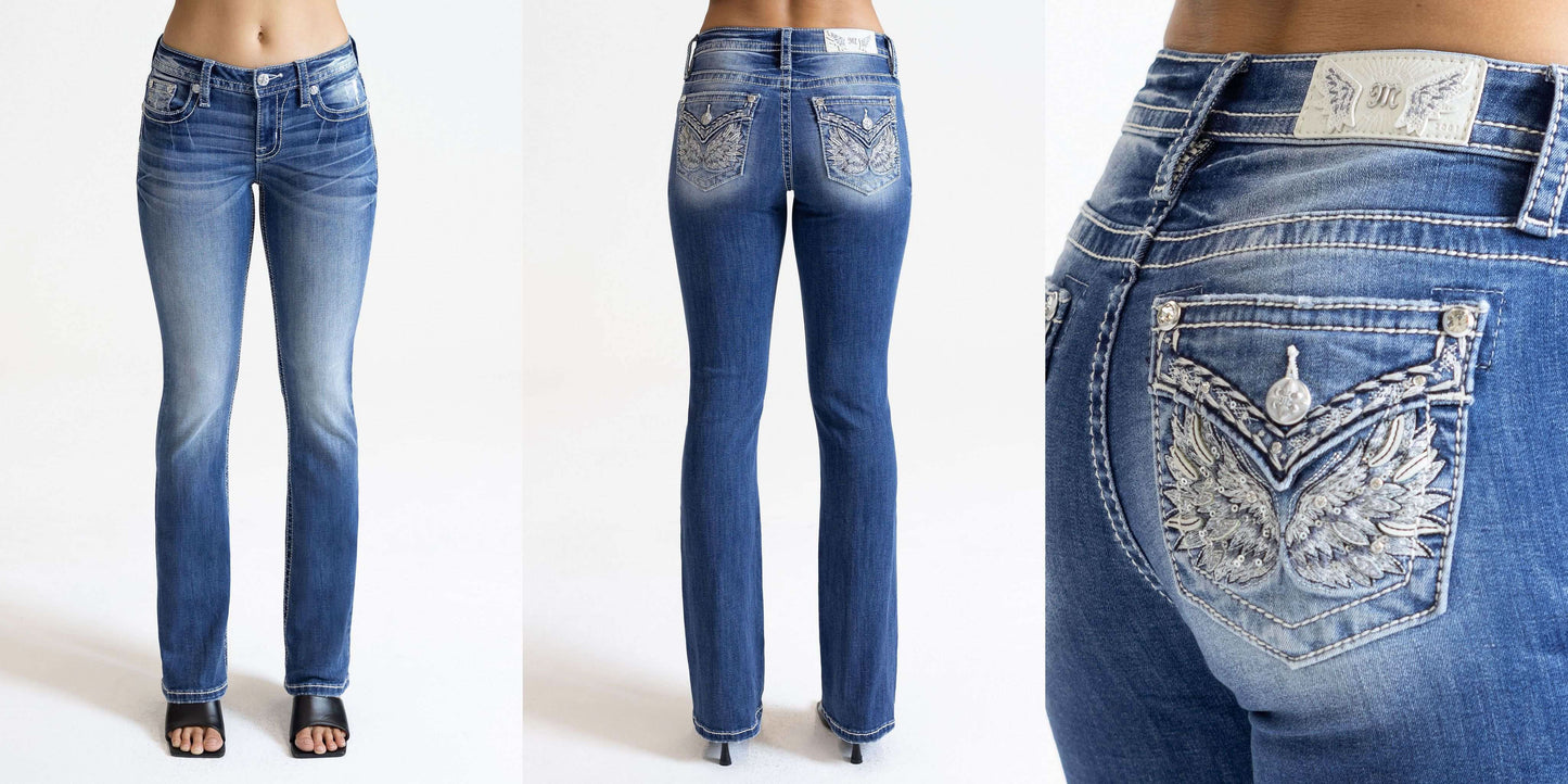 K1404 Mid-Rise Bootcut