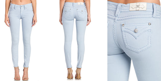SKY BLUE-MID-RISE SKINNY