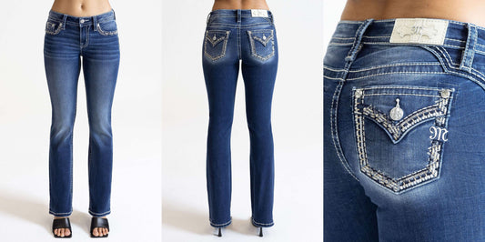 K1444 Mid-Rise Bootcut